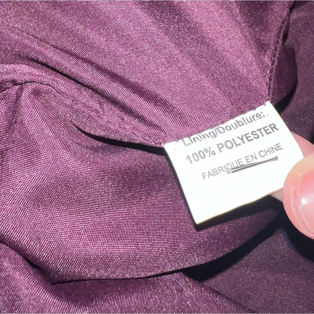 Light In The Box Purple Bow Tie Bedazzled Dress size 3X - Picture 5 of 12